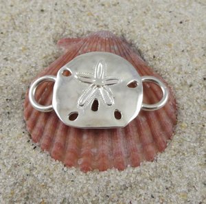 Sterling Silver Sand Dollar Clasp