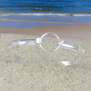 Sterling Silver Infinity Ring Bracelet