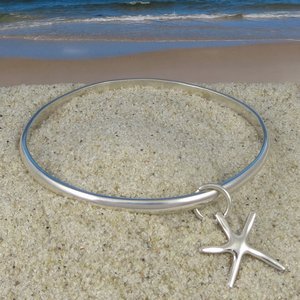 Sterling Silver Smooth Bangle