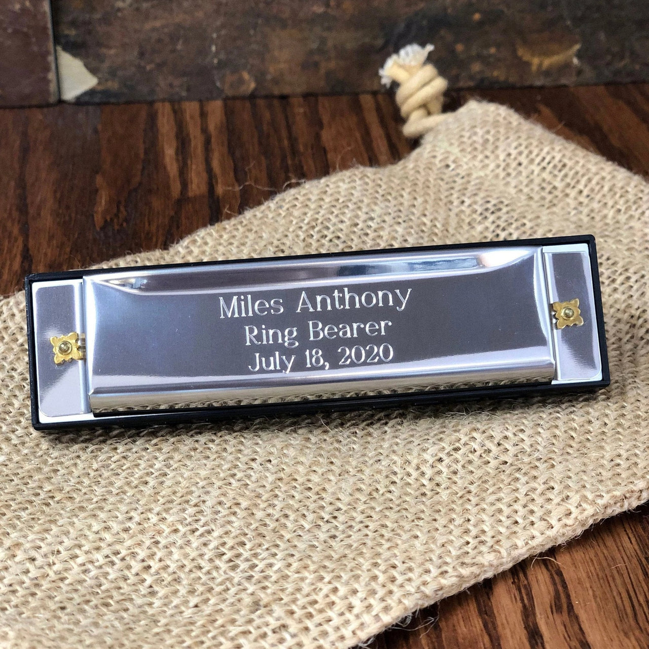 Harmonica Personalized Stainless Steel