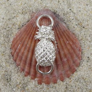Sterling Silver Pineapple Clasp
