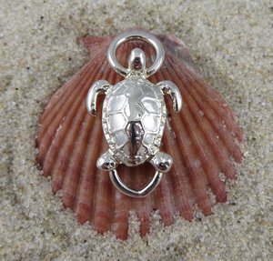 Sterling Silver Turtle Clasp