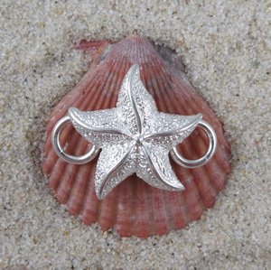 Sterling Silver Starfish Clasp