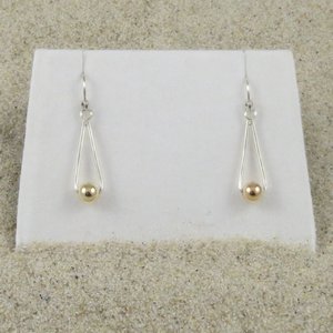 Contemporary Cape Cod Skinny Oval Earrings