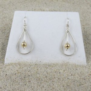 Contemporary Cape Cod Oval Earrings