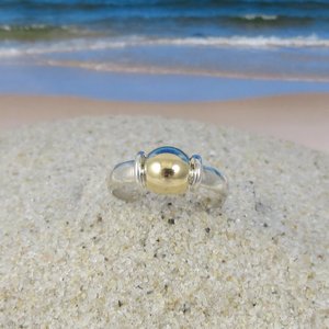 Two Tone Cape Cod Style Toe Ring