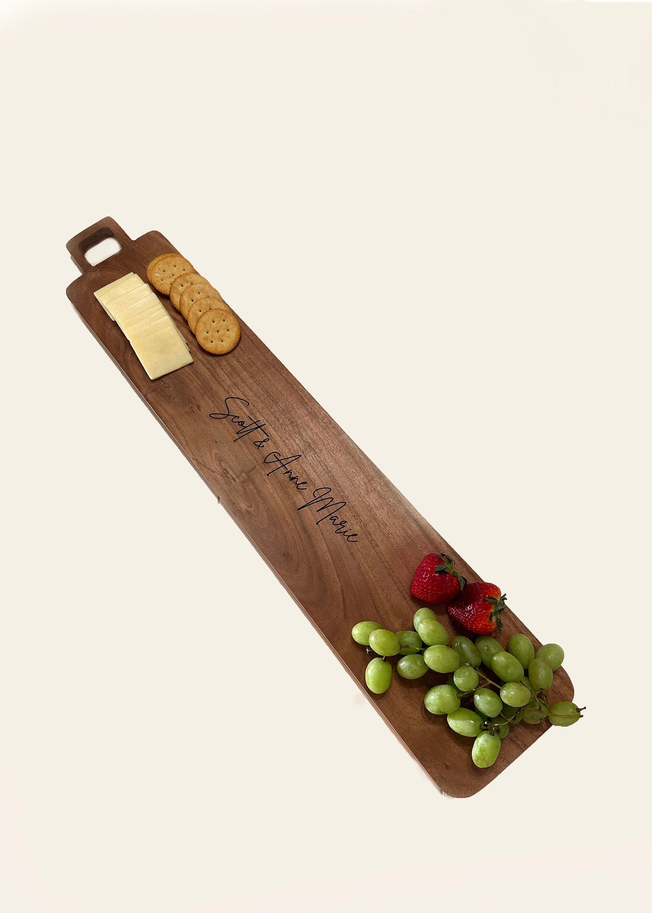 Personalized Large Charcuterie Board, Wooden Cheese & Fruit Platter, Housewarming, Party, Birthday, Thanksgiving, Wedding Gift, Housewarming