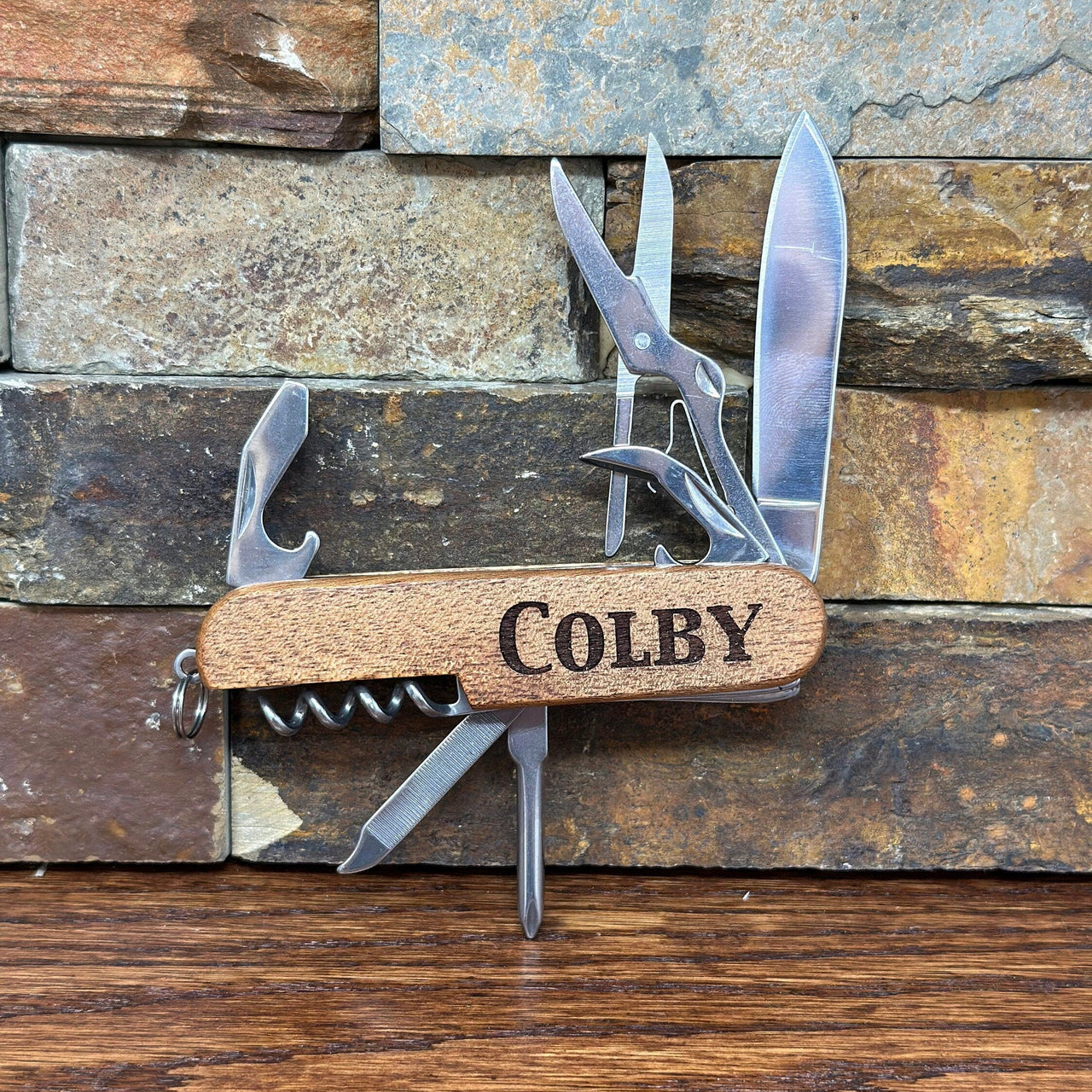 Personalized Wooden Multi-Tool Accessory