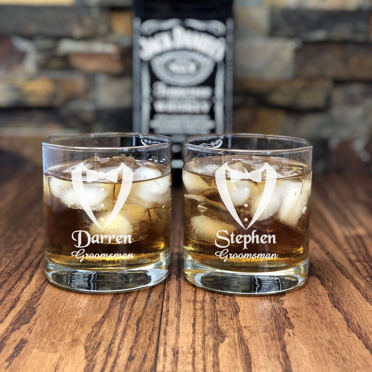 Personalized Whiskey Glasses Set