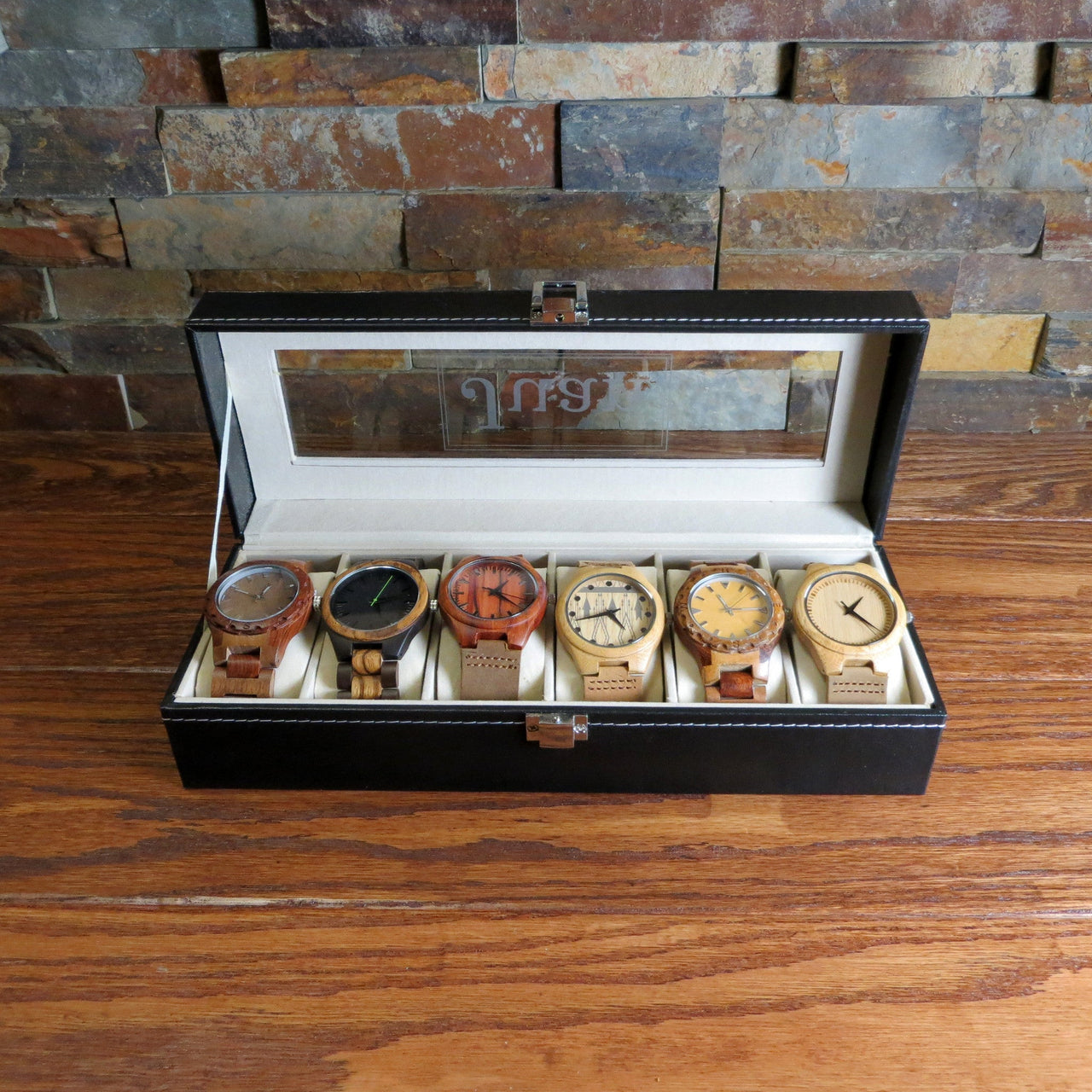 Personalized 6 Watch Box