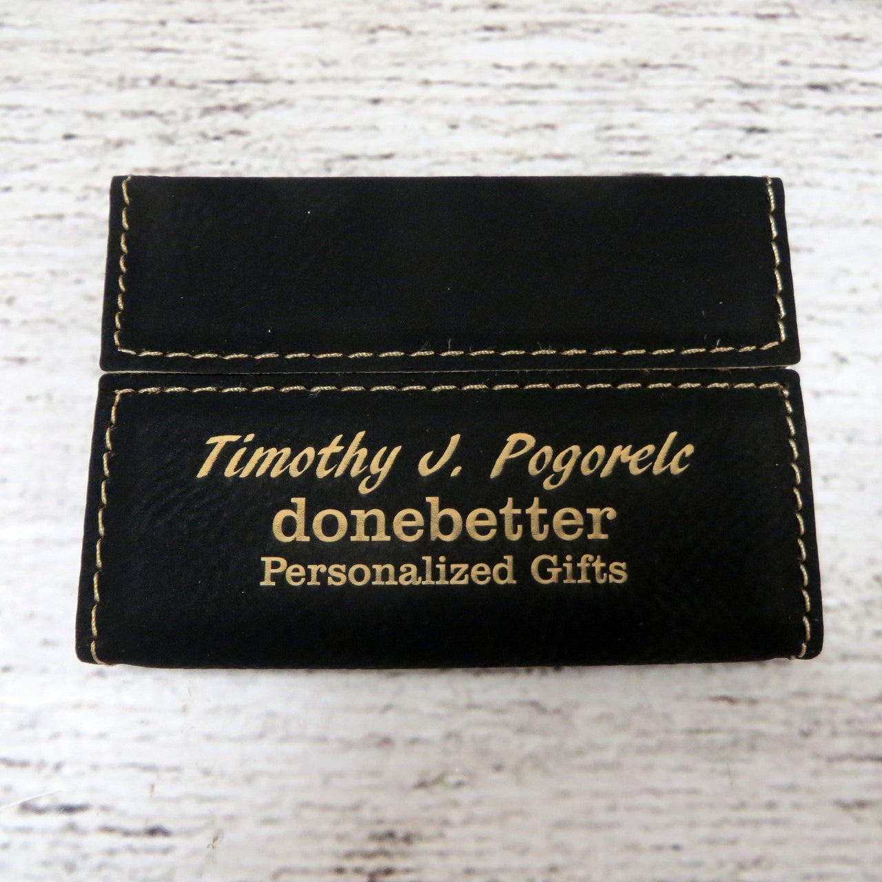Personalized Business Card Holder