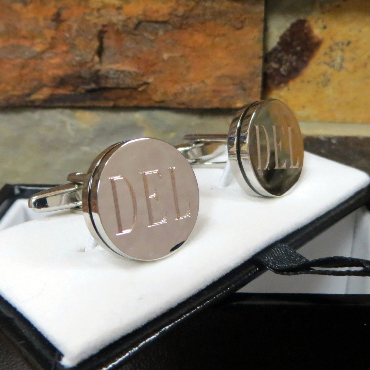 Personalized Round Cuff Links