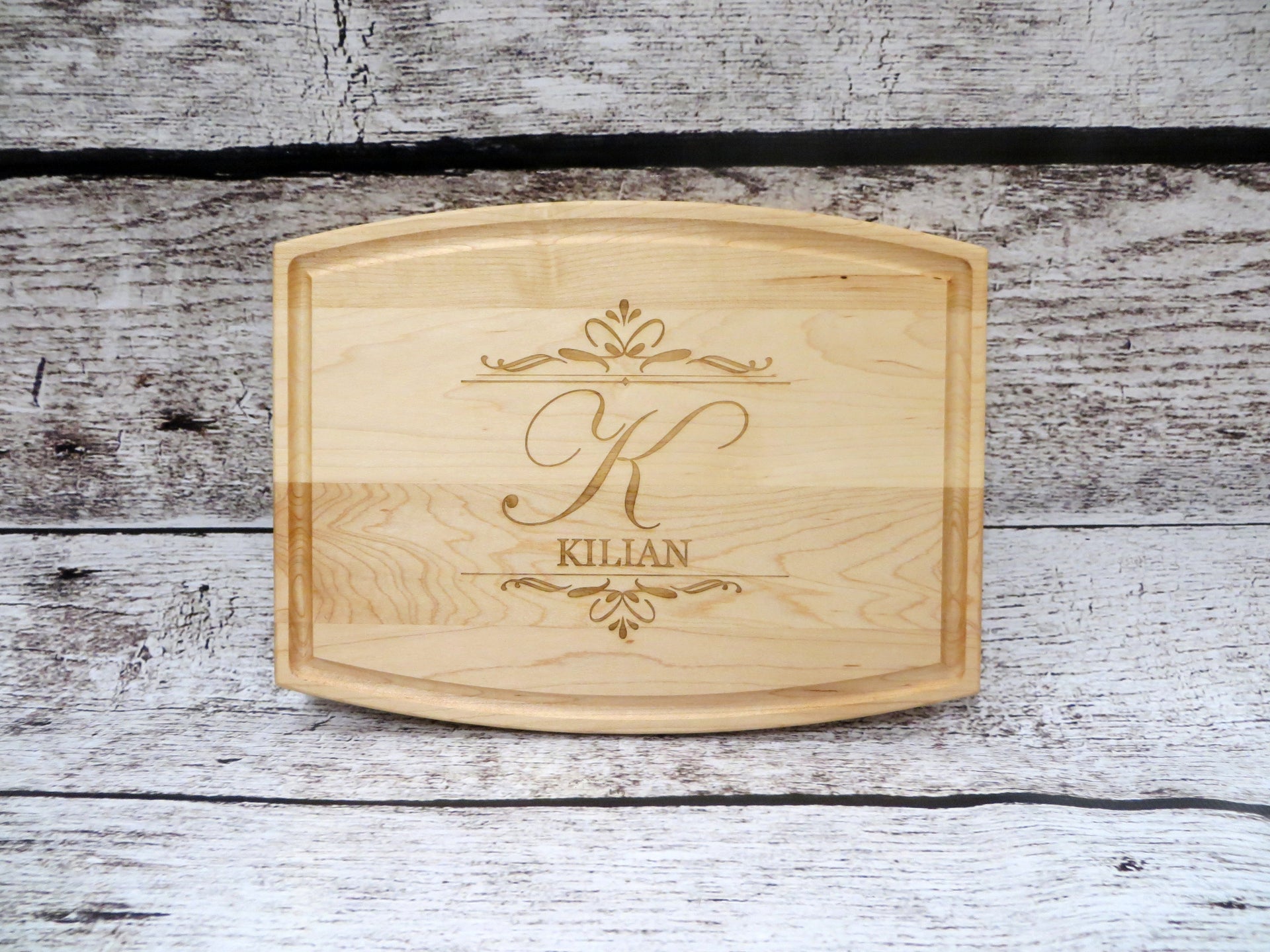 Custom Cutting Boards Wood Engraved Cutting Board Personalized, USA Made -  Thick Maple/Walnut Personalized Cutting Boards Wood Engraved, Personalized